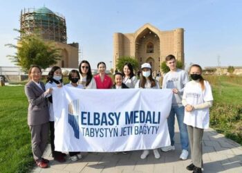 «ЕЛБАСЫ ЖОЛЫ» ЭКСПЕДИЦИЯСЫ ТҮРКІСТАНҒА КЕЛДІ