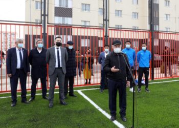 ТАРАЗДА ЕКІ ӘМБЕБАП СПОРТ АЛАҢЫ АШЫЛДЫ