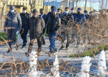 ОРДАБАСЫ АУДАНЫ ТҮРКІСТАНДЫ КӨГАЛДАНДЫРУДА КӨШ БАСТАП ТҰР