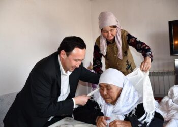 ОРДАБАСЫДА ҒАСЫР КУӘГЕРЛЕРІНЕ ҚҰРМЕТ КӨРСЕТІЛДІ