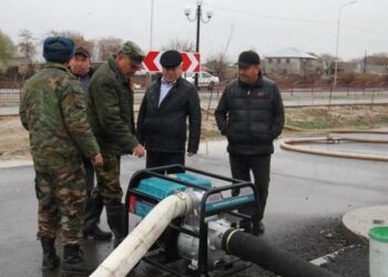 МЫРЗАШӨЛДЕ ТОЛАССЫЗ ЖАУҒАН ЖАУЫН САЛДАРЫМЕН КҮРЕС ЖАЛҒАСЫП ЖАТЫР