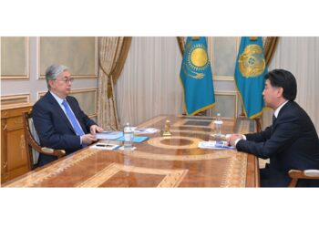 ПРЕЗИДЕНТ ӘЛИХАН БАЙМЕНОВТЫ ҚАБЫЛДАДЫ