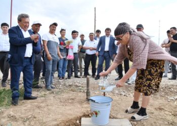 АРҒЫМАҚ ШАҒЫНАУДАНЫНДА СУ ҚОСУ ЖҰМЫСТАРЫ БАСТАЛДЫ