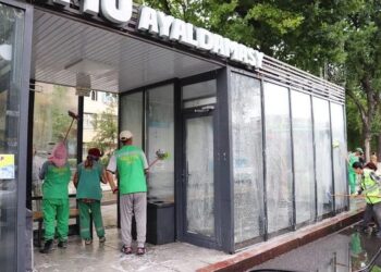 ӘЛ-ФАРАБИ АУДАНЫНДА ТАЗАЛЫҚ ЖҰМЫСТАРЫ ЖҮРГІЗІЛДІ