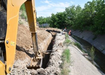 ҚОС ШАҒЫН АУДАНДА  КӘРІЗ ЖҮЙЕСІНІҢ ҚҰРЫЛЫСЫ  ЖҮРУДЕ