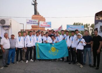 ТҮРКІСТАН ОБЛЫСЫНЫҢ ЖАСӨСПІРІМДЕРІ КӨКПАР МЕН АУДАРЫСПАҚТАН ҚАЗАҚСТАН ЧЕМПИОНЫ АТАНДЫ