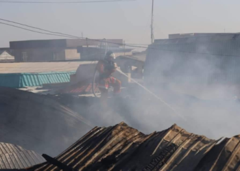 ЖЕТІСАЙ ҚАЛАСЫНДА ОРТАЛЫҚ БАЗАР ӨРТЕНДІ