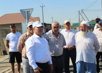 САЙРАМ АУДАНЫНДА ГАЗДАНДЫРУ ЖҰМЫСЫ ҚАРҚЫНДЫ