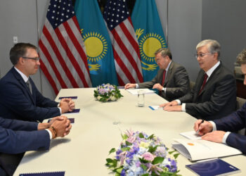 ҚАСЫМ-ЖОМАРТ ТОҚАЕВ АМЕРИКАЛЫҚ ІРІ КОМПАНИЯЛАРДЫҢ БАСШЫЛАРЫМЕН БІРҚАТАР ЕКІЖАҚТЫ КЕЗДЕСУ ӨТКІЗДІ