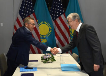 ҚАСЫМ-ЖОМАРТ ТОҚАЕВ EURASIA GROUP КОМПАНИЯСЫНЫҢ ПРЕЗИДЕНТІ ЯН БРЕММЕРМЕН КЕЗДЕСТІ