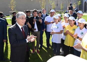 МЕМЛЕКЕТ БАСШЫСЫ ЭКОБЕЛСЕНДІЛЕРДІҢ ІС-ШАРАСЫНА ҚАТЫСТЫ