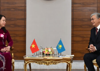 МЕМЛЕКЕТ БАСШЫСЫ ВЬЕТНАМНЫҢ ВИЦЕ-ПРЕЗИДЕНТІ ВО ТХИ АНЬ СУАНМЕН КЕЗДЕСТІ