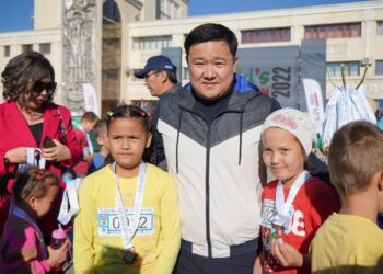 КЕНТАУДА «KENTAU KIDS MARATHON 2022» БАЛАЛАР АРАСЫНДА ЖАРЫС ӨТТІ