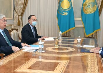 ҚАСЫМ-ЖОМАРТ ТОҚАЕВ ҚАЗАҚСТАННЫҢ ҰЛЫБРИТАНИЯДАҒЫ ЖАҢАДАН ТАҒАЙЫНДАЛҒАН ЕЛШІСІ МАҒЖАН ІЛИЯСОВТЫ ҚАБЫЛДАДЫ