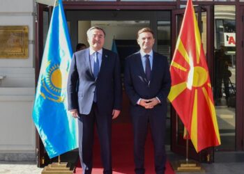 ҚАЗАҚСТАН СІМ БАСШЫСЫ СОЛТҮСТІК МАКЕДОНИЯҒА ЕКІЖАҚТЫ ҚАТЫНАСТАР ТАРИХЫНДА ТҰҢҒЫШ РЕТ САПАР ЖАСАДЫ