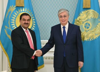 МЕМЛЕКЕТ БАСШЫСЫ ADANI GROUP КОМПАНИЯСЫНЫҢ ПРЕЗИДЕНТІ ГАУТАМ АДАНИДІ ҚАБЫЛДАДЫ