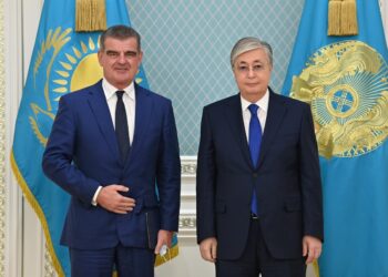 МЕМЛЕКЕТ БАСШЫСЫ STADLER RAIL AG КОМПАНИЯСЫ ДИРЕКТОРЛАР КЕҢЕСІНІҢ ТӨРАҒАСЫ ПЕТЕР ШПУЛЕРДІ ҚАБЫЛДАДЫ