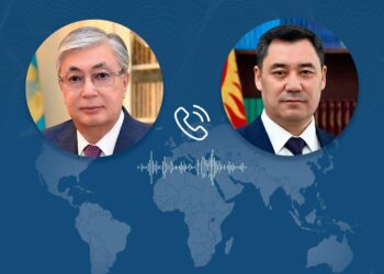 МЕМЛЕКЕТ БАСШЫСЫ ҚЫРҒЫЗ РЕСПУБЛИКАСЫНЫҢ ПРЕЗИДЕНТІ САДЫР ЖАПАРОВПЕН ТЕЛЕФОН АРҚЫЛЫ СӨЙЛЕСТІ
