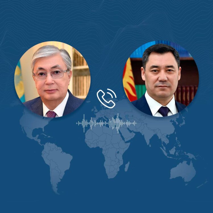 МЕМЛЕКЕТ БАСШЫСЫ ҚЫРҒЫЗ РЕСПУБЛИКАСЫНЫҢ ПРЕЗИДЕНТІ САДЫР ЖАПАРОВПЕН ТЕЛЕФОН АРҚЫЛЫ СӨЙЛЕСТІ