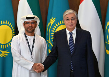 МЕМЛЕКЕТ БАСШЫСЫ ABU DHABI PORTS GROUP КОМПАНИЯСЫНЫҢ БАС ДИРЕКТОРЫ МҰХАММЕД ӘЛ-ШАМИСИМЕН КЕЗДЕСТІ