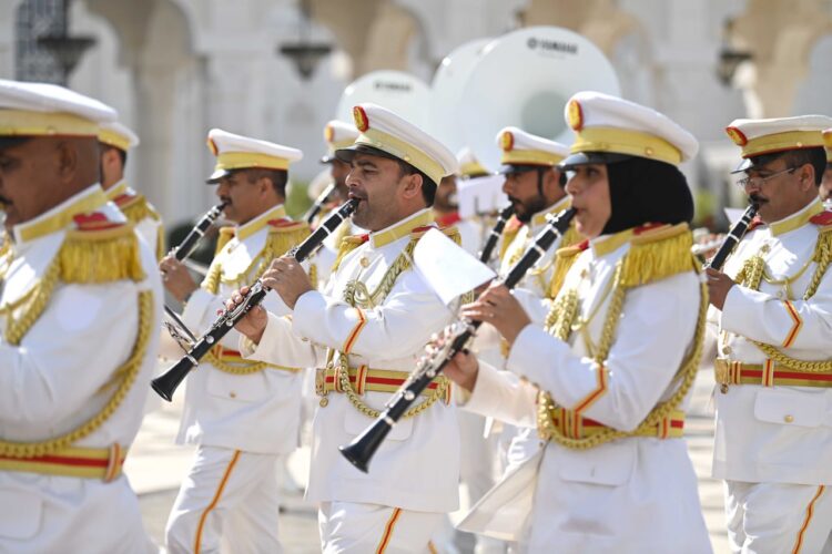 МЕМЛЕКЕТ БАСШЫСЫ ҚАСЫМ-ЖОМАРТ ТОҚАЕВТЫ БІРІККЕН АРАБ ӘМІРЛІКТЕРІ ПРЕЗИДЕНТІНІҢ «ӘЛ-УАТАН» САРАЙЫНДА САЛТАНАТТЫ ҚАРСЫ АЛУ РӘСІМІ ӨТТІ