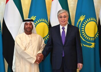 МЕМЛЕКЕТ БАСШЫСЫ ШЕЙХ СУРУР БЕН МҰХАММЕД ӘЛ НАХАЯНМЕН КЕЗДЕСТІ