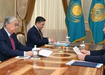 ПРЕЗИДЕНТ «ҚАЗАҚСТАН ТЕМІР ЖОЛЫ» ҰК» АҚ БАСҚАРМА ТӨРАҒАСЫ НҰРЛАН САУРАНБАЕВТЫ ҚАБЫЛДАДЫ