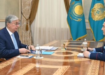 МЕМЛЕКЕТ БАСШЫСЫ ІШКІ ІСТЕР МИНИСТРІ МАРАТ АХМЕТЖАНОВТЫ ҚАБЫЛДАДЫ