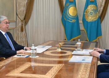 МЕМЛЕКЕТ БАСШЫСЫ «ҚАЗАҚТЕЛЕКОМ» АҚ БАСҚАРМА ТӨРАҒАСЫ ҚУАНЫШБЕК ЕСЕКЕЕВТІ ҚАБЫЛДАДЫ