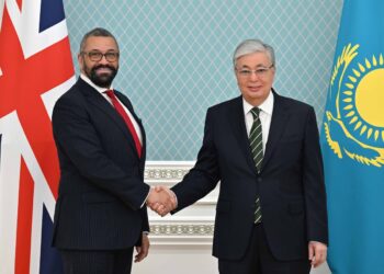 МЕМЛЕКЕТ БАСШЫСЫ ҰЛЫБРИТАНИЯНЫҢ СЫРТҚЫ ІСТЕР МИНИСТРІ ДЖЕЙМС КЛЕВЕРЛИДІ ҚАБЫЛДАДЫ