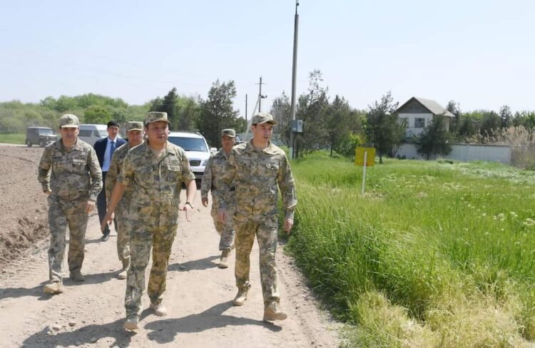 ӨЗБЕКСТАНМЕН ШЕКТЕСЕТІН ШЕКАРА БӨЛІМШЕЛЕРІНІҢ ИНФРАҚҰРЫЛЫМЫ ЖАҚСАРАДЫ