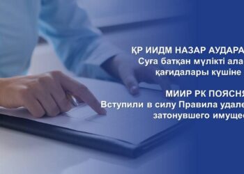 ҚР ИИДМ НАЗАР АУДАРАДЫ! Суға батқан мүлікті аластау қағидалары күшіне енді