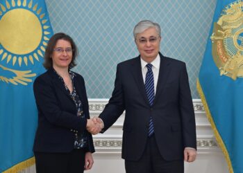 МЕМЛЕКЕТ БАСШЫСЫ ФРАНЦИЯ ПРЕЗИДЕНТІНІҢ АРНАУЛЫ ӨКІЛІ ИЗАБЕЛЬ ДЮМОНДЫ ҚАБЫЛДАДЫ