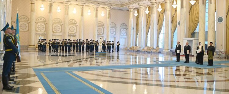 ПРЕЗИДЕНТ ҚАСЫМ-ЖОМАРТ ТОҚАЕВ БІРҚАТАР МЕМЛЕКЕТТІҢ ЕЛШІЛЕРІНЕН СЕНІМ ГРАМОТАЛАРЫН ҚАБЫЛДАДЫ
