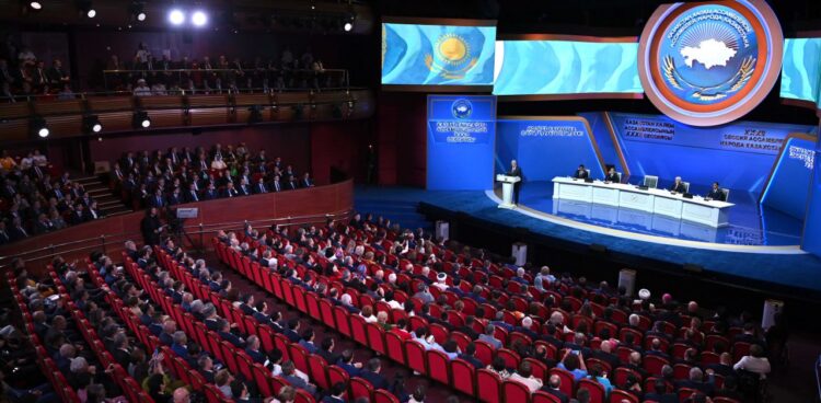 МЕМЛЕКЕТ БАСШЫСЫ ҚАСЫМ-ЖОМАРТ ТОҚАЕВТЫҢ ҚАЗАҚСТАН ХАЛҚЫ АССАМБЛЕЯСЫНЫҢ «ӘДІЛЕТТІ ҚАЗАҚСТАН: БІРЛІК, ТҰРАҚТЫЛЫҚ, ДАМУ» АТТЫ ХХХІІ СЕССИЯСЫНДА СӨЙЛЕГЕН СӨЗІ