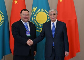 МЕМЛЕКЕТ БАСШЫСЫ SUN SEVEN STARS INVESTMENT GROUP КОМПАНИЯСЫНЫҢ БАСҚАРМА ТӨРАҒАСЫ У ЧЖЭНДІ ҚАБЫЛДАДЫ