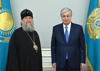 МЕМЛЕКЕТ БАСШЫСЫ АСТАНА ЖӘНЕ ҚАЗАҚСТАН МИТРОПОЛИТІН ҚАБЫЛДАДЫ
