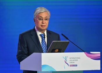 ПРЕЗИДЕНТ ХАЛЫҚАРАЛЫҚ ВОЛОНТЕРЛЕР ФОРУМЫНА ҚАТЫСТЫ