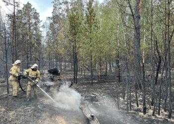 АБАЙ ОБЛЫСЫНДА ӨРТ СӨНДІРУ ЖҰМЫСТАРЫ ЖАЛҒАСУДА