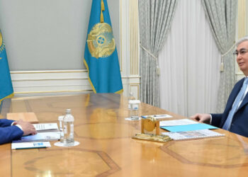 ПРЕЗИДЕНТ АСТАНА МЕМЛЕКЕТТІК ҚЫЗМЕТ ХАБЫ БАСҚАРУШЫ КОМИТЕТІНІҢ ТӨРАҒАСЫ ӘЛИХАН БАЙМЕНОВТІ ҚАБЫЛДАДЫ