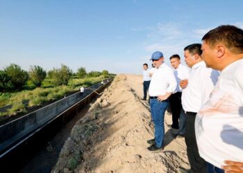 СУ АРНАСЫН ЖӨНДЕУ ЖҰМЫСТАРЫ ЖҮРГІЗІЛУДЕ