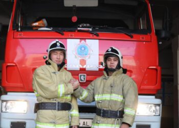 ШЫМКЕНТТІК ӨРТ СӨНДІРУШІЛЕР ЕКІ БАЛАНЫ ҚҰТҚАРДЫ