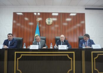 ДЕПУТАТТАР ШАРДАРА АУДАНЫНЫҢ  ХАЛҚЫМЕН КЕЗДЕСТІ   