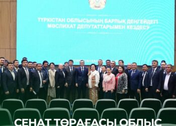 СЕНАТ ТӨРАҒАСЫ ОБЛЫС ДЕПУТАТТАРЫМЕН КЕЗДЕСТІ