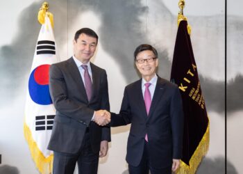 ТҮРКІСТАН ОБЛЫСЫНЫҢ ДЕЛЕГАЦИЯСЫ ОҢТҮСТІК КОРЕЯДА КЕЛІССӨЗДЕР ЖҮРГІЗДІ