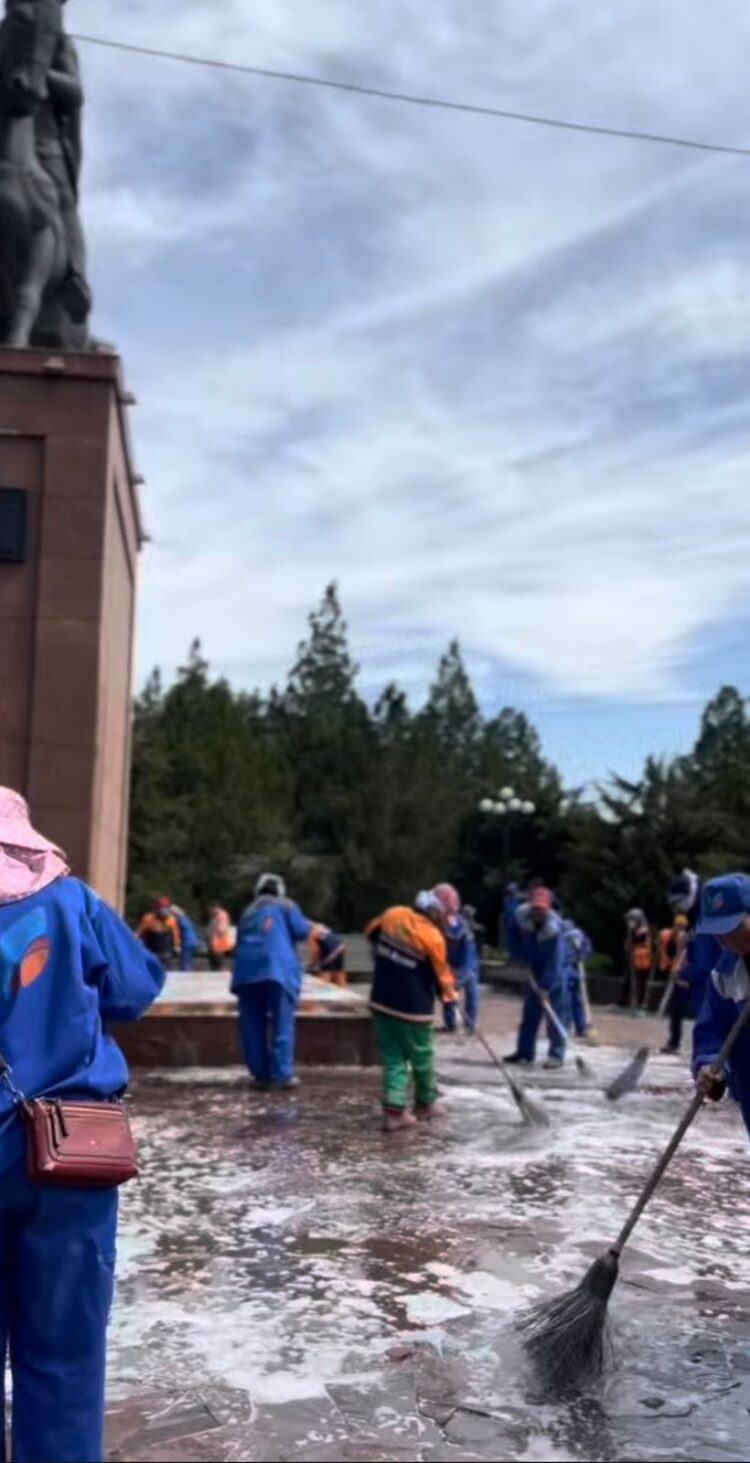 «ҚАПАЛ БАТЫР» ЕСКЕРТКІШІ ТАЗАЛАНДЫ