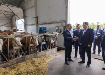 ОЛЖАС БЕКТЕНОВ СҚО-ДА ЕГІС ҚОРЫТЫНДЫСЫМЕН, МАЛ ШАРУАШЫЛЫҒЫ ЖӘНЕ АУЫЛ ШАРУАШЫЛЫҒЫ МАШИНАСЫН ЖАСАУ САЛАСЫНЫҢ ДАМУЫМЕН ТАНЫСТЫ