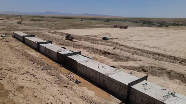 АУҚЫМДЫ ҚҰРЫЛЫС: ТҮРКІСТАН ОБЛЫСЫНДА 68 МЛН ТЕКШЕ МЕТР СУ ЖИНАЙТЫН ЖАҢА СУ ҚОЙМАСЫ САЛЫНЫП ЖАТЫР