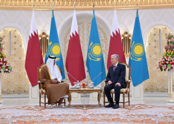 ҚАЗАҚСТАН ПРЕЗИДЕНТІ ҚАТАР МЕМЛЕКЕТІНІҢ ӘМІРІМЕН КЕЗДЕСТІ