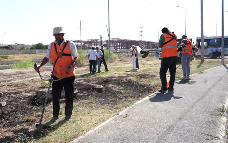 БАДАМ ӨЗЕНІНІҢ БОЙЫ ТАЗАРТЫЛДЫ
